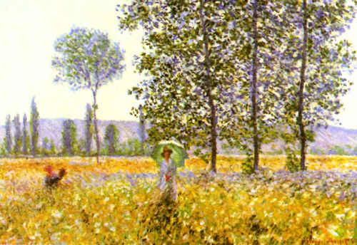 Claude Monet Fields in Spring oil painting image